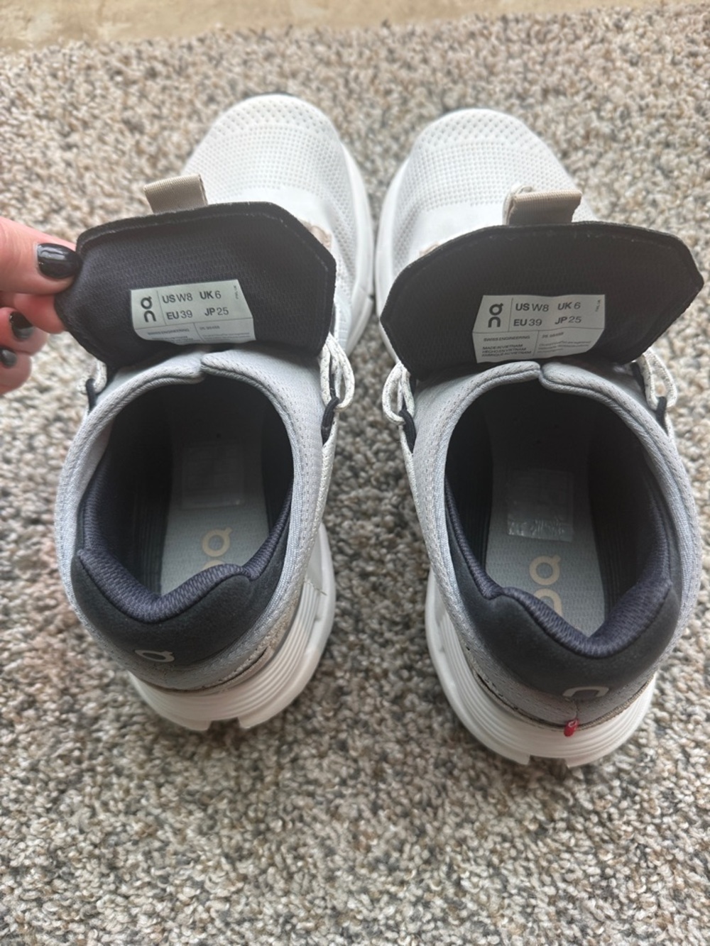 On Running Cloudnova Running Shoes (Womens) Size 8 - White Sand - Picture 10 of 10